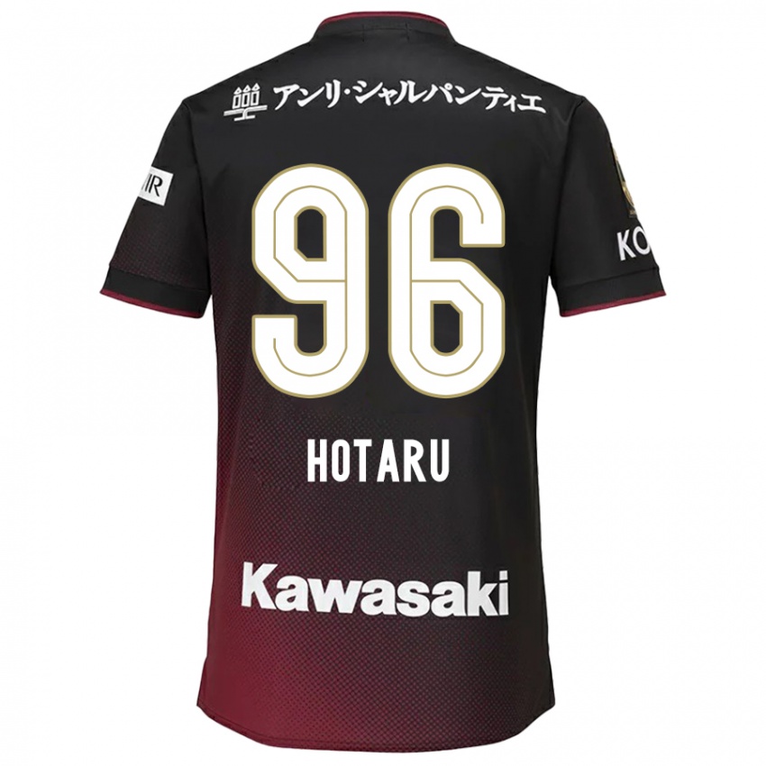 Bambino Maglia Hotaru Yamaguchi #96 Nero Rosso Kit Gara Home 2024/25 Maglietta