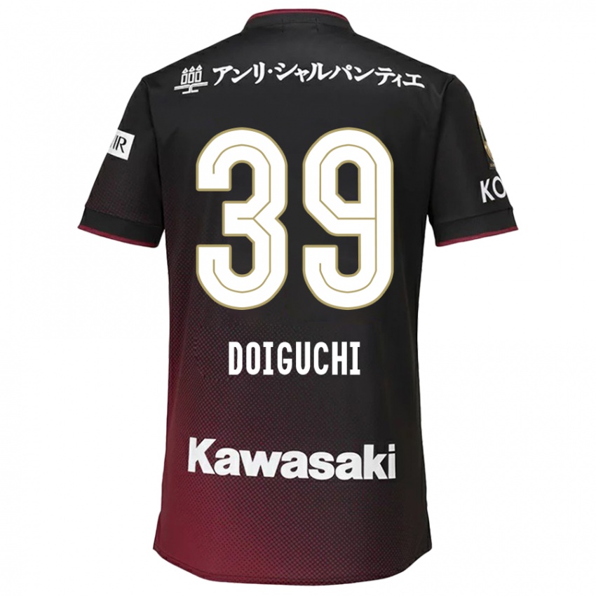 Bambino Maglia Ritsu Doiguchi #39 Nero Rosso Kit Gara Home 2024/25 Maglietta