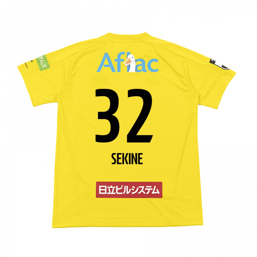 Bambino Maglia Hiroki Sekine #32 Giallo Nero Kit Gara Home 2024/25 Maglietta