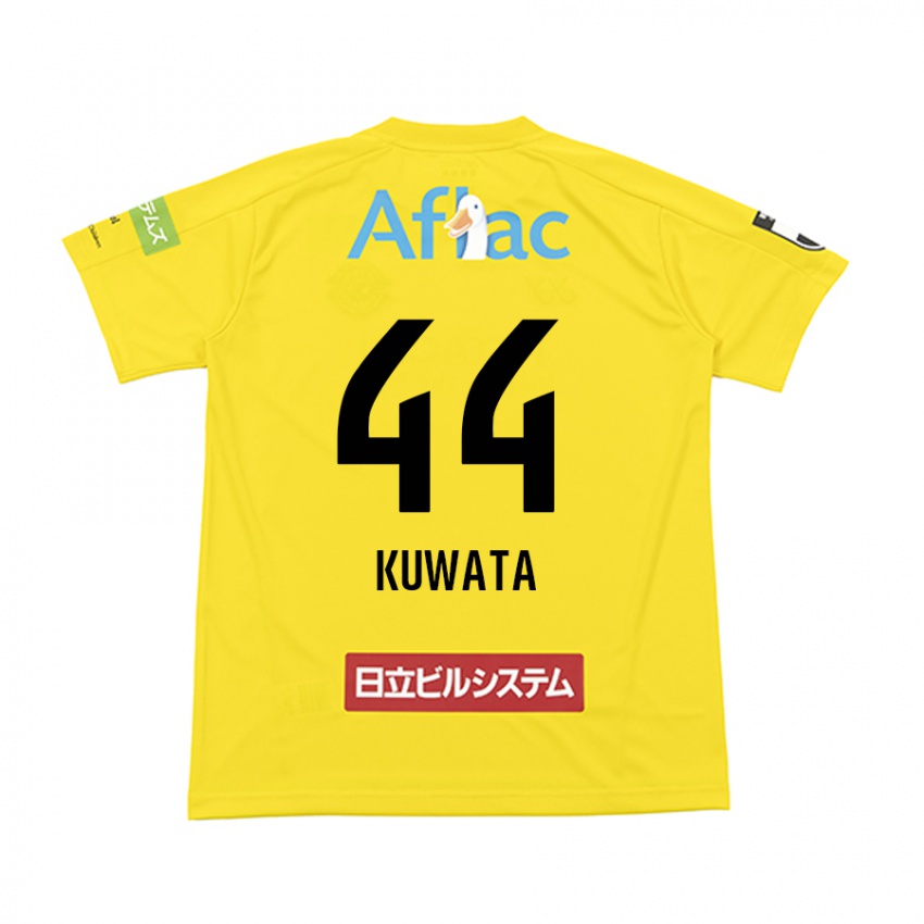 Bambino Maglia Taisei Kuwata #44 Giallo Nero Kit Gara Home 2024/25 Maglietta