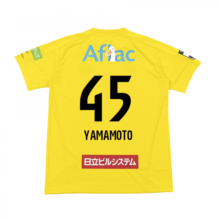 Bambino Maglia Ota Yamamoto #45 Giallo Nero Kit Gara Home 2024/25 Maglietta