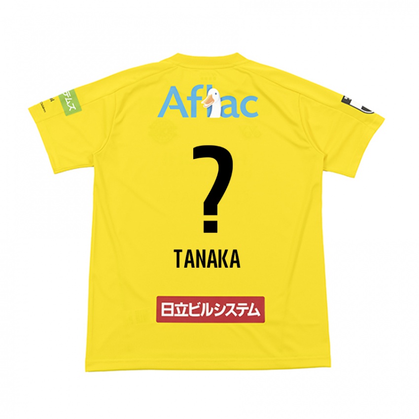 Bambino Maglia Ari Tanaka #0 Giallo Nero Kit Gara Home 2024/25 Maglietta