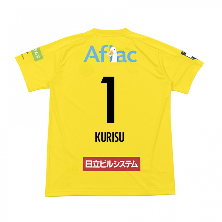 Bambino Maglia Daishi Kurisu #1 Giallo Nero Kit Gara Home 2024/25 Maglietta