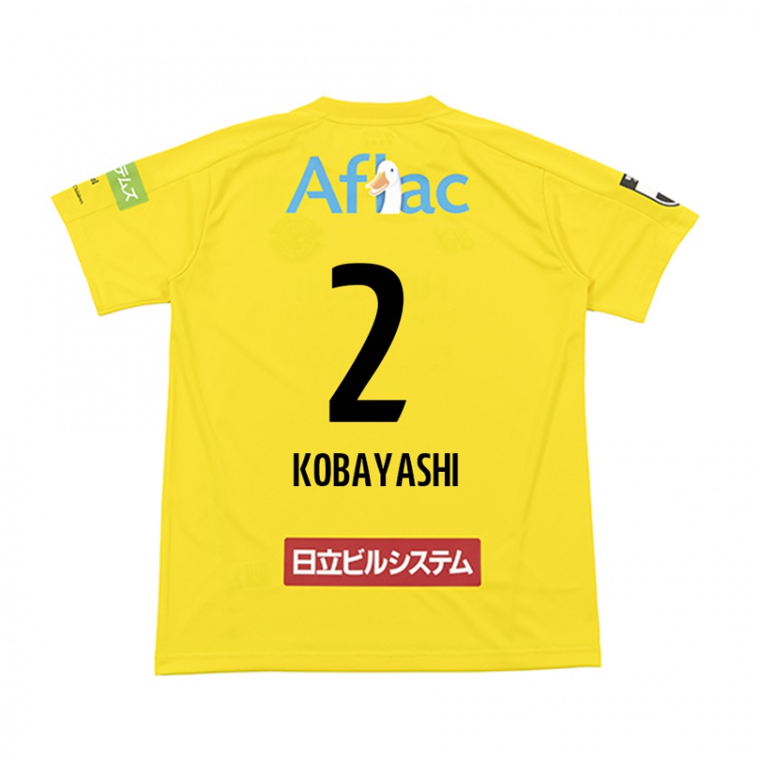 Bambino Maglia Kensei Kobayashi #2 Giallo Nero Kit Gara Home 2024/25 Maglietta