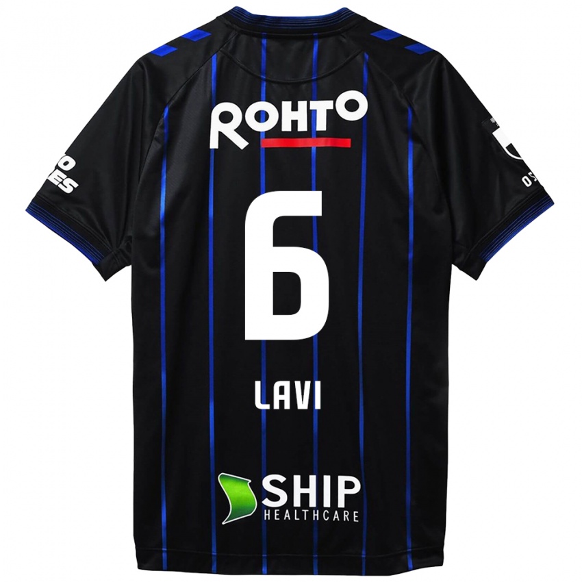 Bambino Maglia Neta Lavi #6 Nero Blu Kit Gara Home 2024/25 Maglietta