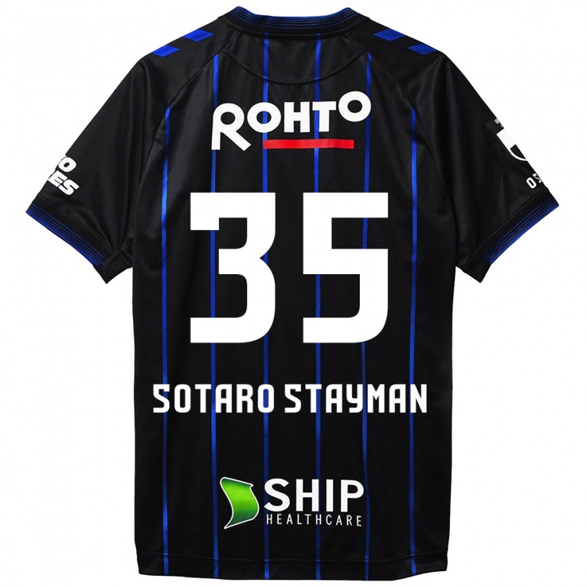 Bambino Maglia Joshua Sotaro Stayman #35 Nero Blu Kit Gara Home 2024/25 Maglietta