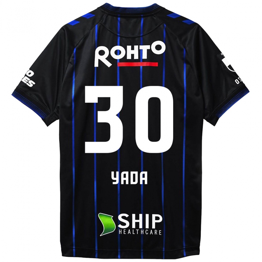 Bambino Maglia Yukito Yada #30 Nero Blu Kit Gara Home 2024/25 Maglietta