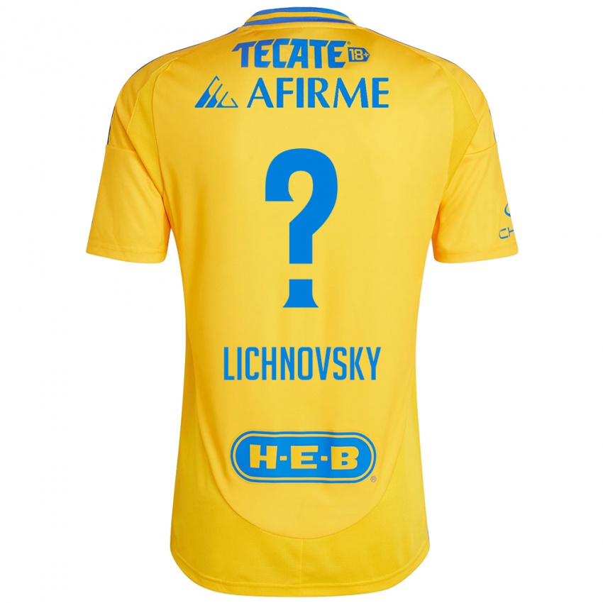 Bambino Maglia Igor Lichnovsky #0 Oro Giallo Kit Gara Home 2024/25 Maglietta