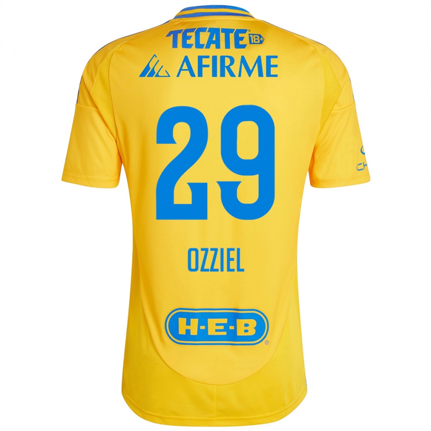 Bambino Maglia Ozziel Herrera #29 Oro Giallo Kit Gara Home 2024/25 Maglietta