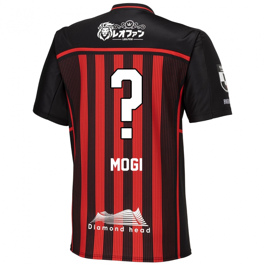 Bambino Maglia Katsuyuki Mogi #0 Rosso Nero Kit Gara Home 2024/25 Maglietta