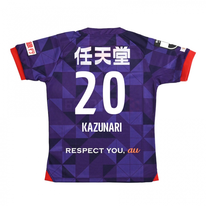 Bambino Maglia Kazunari Kita #20 Viola Bianco Kit Gara Home 2024/25 Maglietta