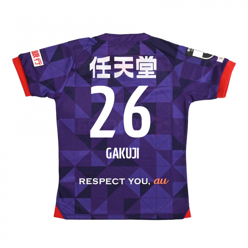 Bambino Maglia Gakuji Ota #26 Viola Bianco Kit Gara Home 2024/25 Maglietta