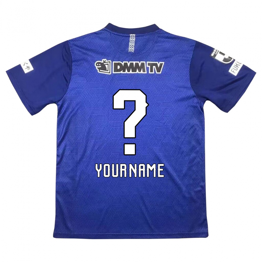 Bambino Maglia Il Tuo Nome #0 Blu Scuro Kit Gara Home 2024/25 Maglietta