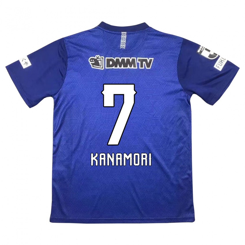 Bambino Maglia Takeshi Kanamori #7 Blu Scuro Kit Gara Home 2024/25 Maglietta