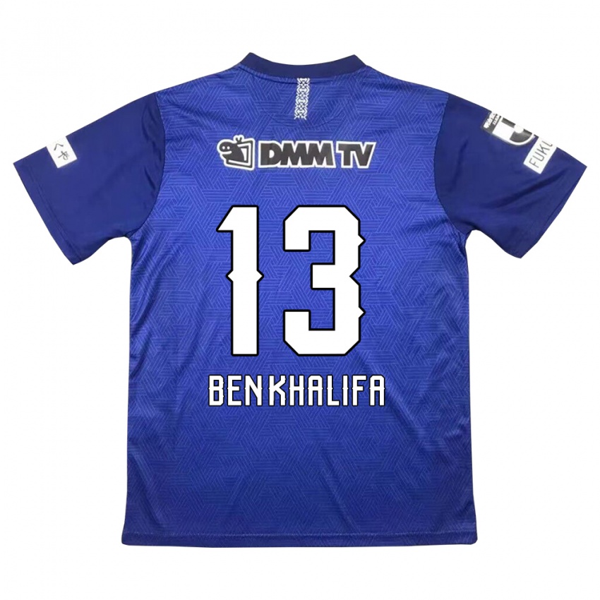 Bambino Maglia Nassim Ben Khalifa #13 Blu Scuro Kit Gara Home 2024/25 Maglietta