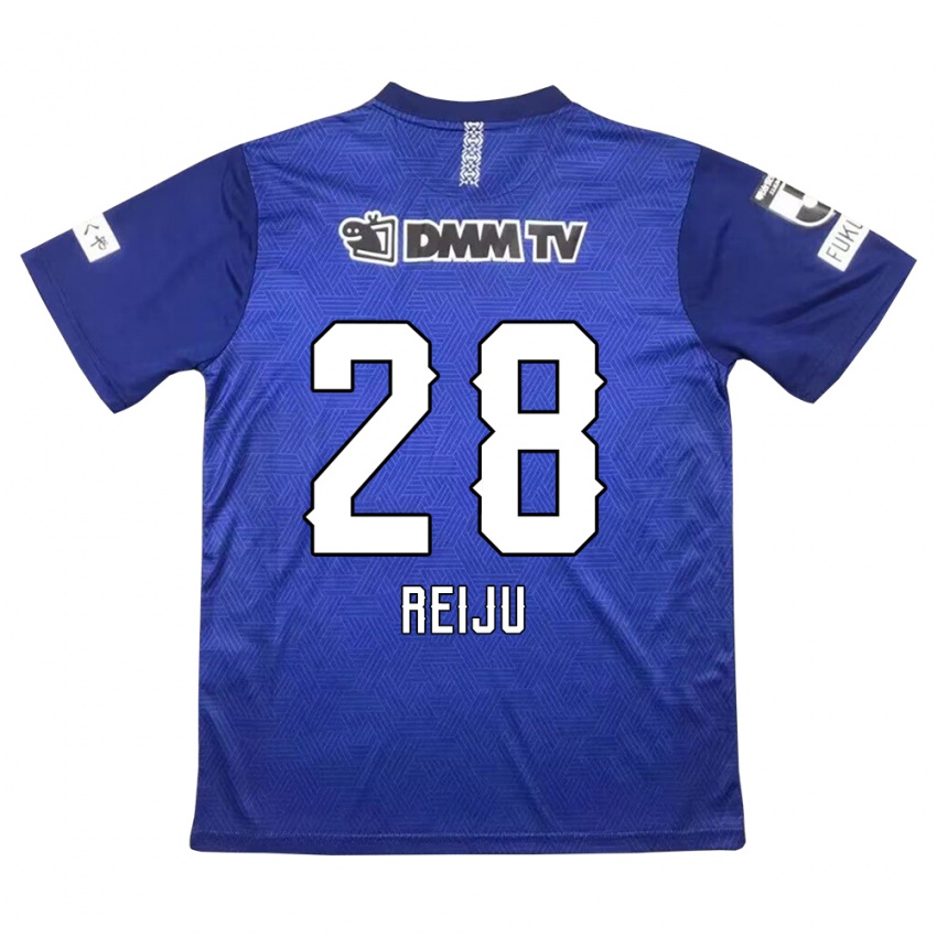 Bambino Maglia Reiju Tsuruno #28 Blu Scuro Kit Gara Home 2024/25 Maglietta