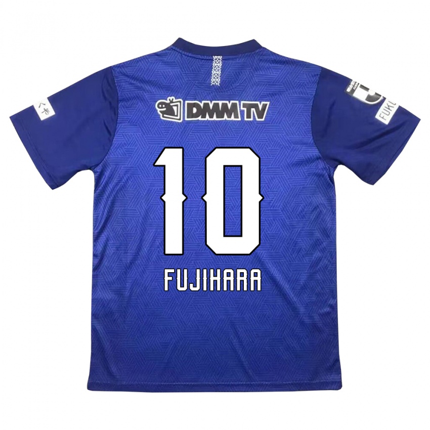 Bambino Maglia Naoatsu Fujihara #10 Blu Scuro Kit Gara Home 2024/25 Maglietta