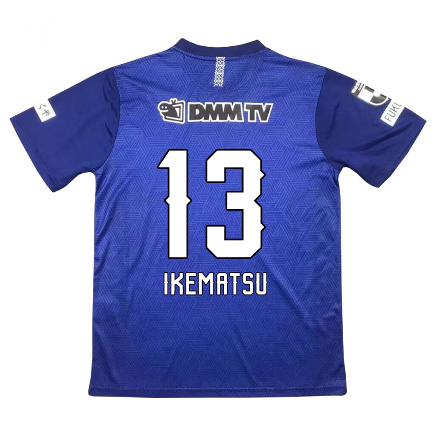 Bambino Maglia Shumpei Ikematsu #13 Blu Scuro Kit Gara Home 2024/25 Maglietta