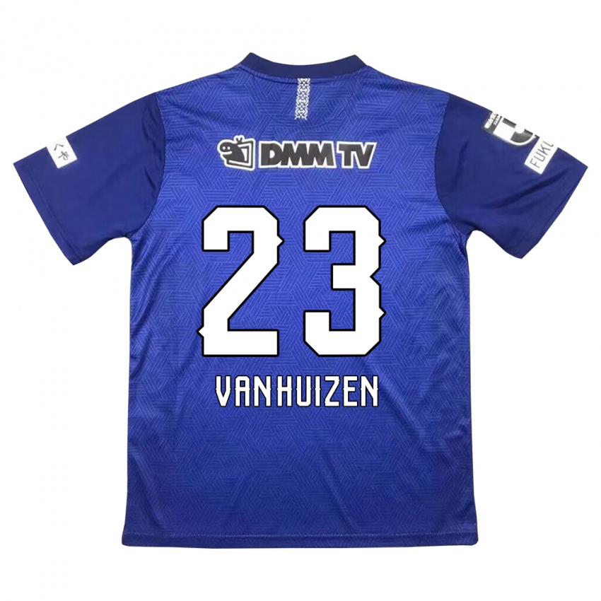 Bambino Maglia Haruki Christopher Van Huizen #23 Blu Scuro Kit Gara Home 2024/25 Maglietta