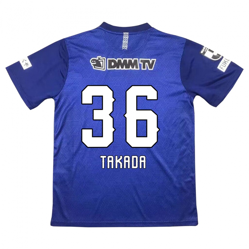 Bambino Maglia Seiya Takada #36 Blu Scuro Kit Gara Home 2024/25 Maglietta