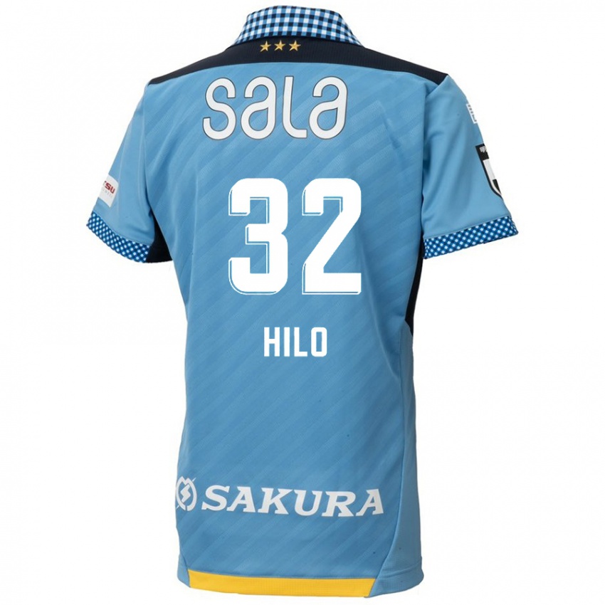 Bambino Maglia Hassan Hilo #32 Blu Nero Kit Gara Home 2024/25 Maglietta