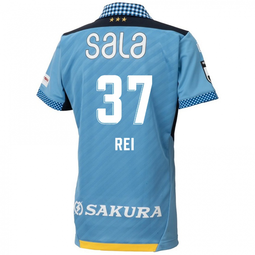 Bambino Maglia Rei Hirakawa #37 Blu Nero Kit Gara Home 2024/25 Maglietta