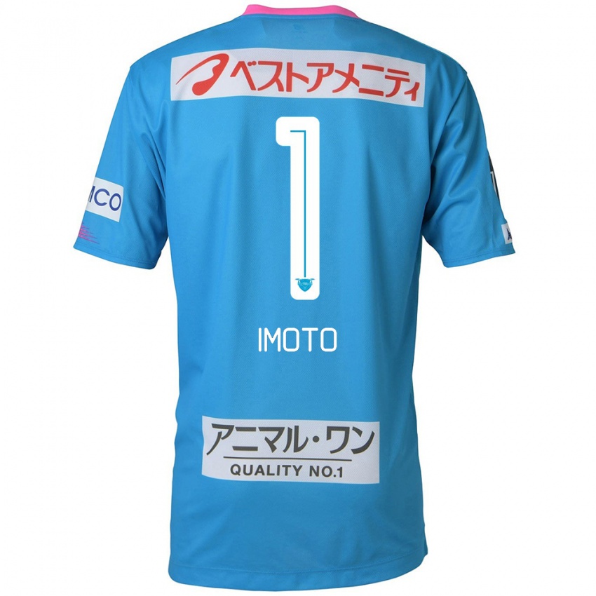 Bambino Maglia Kota Imoto #1 Blu Rosa Kit Gara Home 2024/25 Maglietta