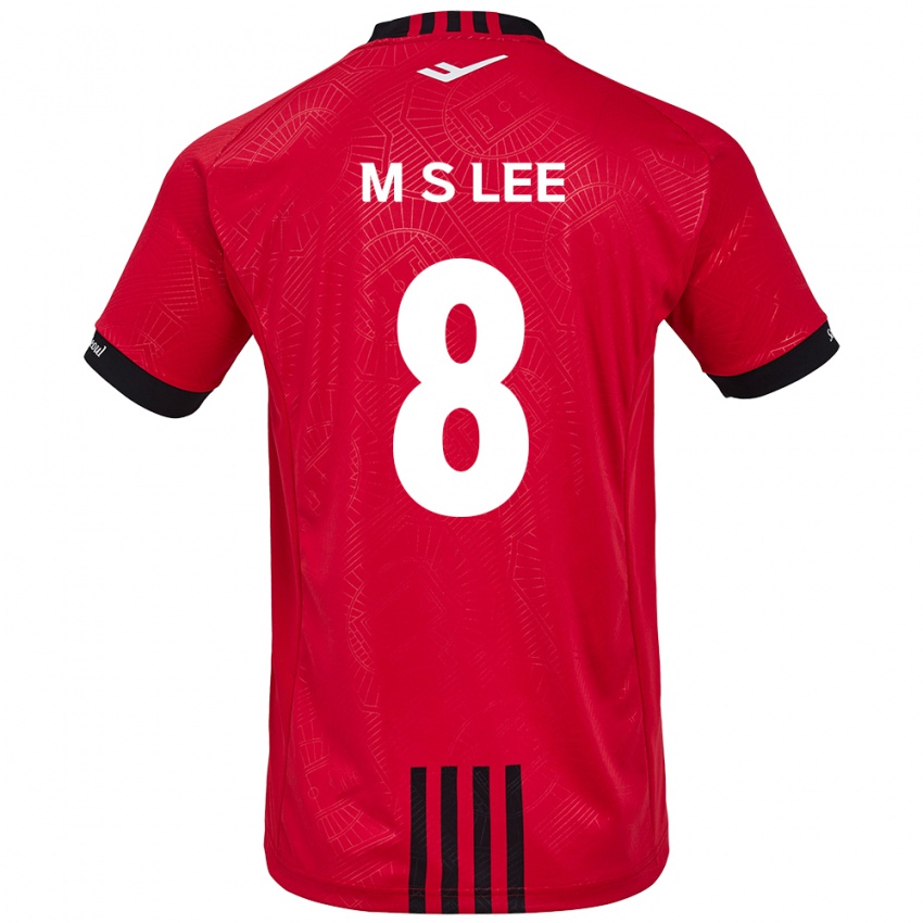 Bambino Maglia Seung-Mo Lee #8 Rosso Nero Kit Gara Home 2024/25 Maglietta