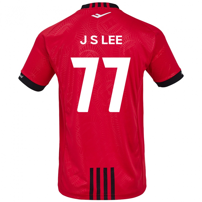 Bambino Maglia Seung-Joon Lee #77 Rosso Nero Kit Gara Home 2024/25 Maglietta