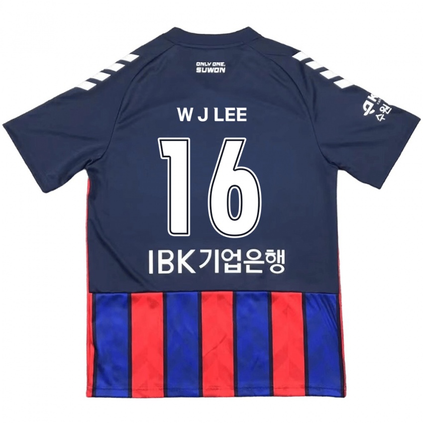 Bambino Maglia Jae-Won Lee #16 Blu Rosso Kit Gara Home 2024/25 Maglietta