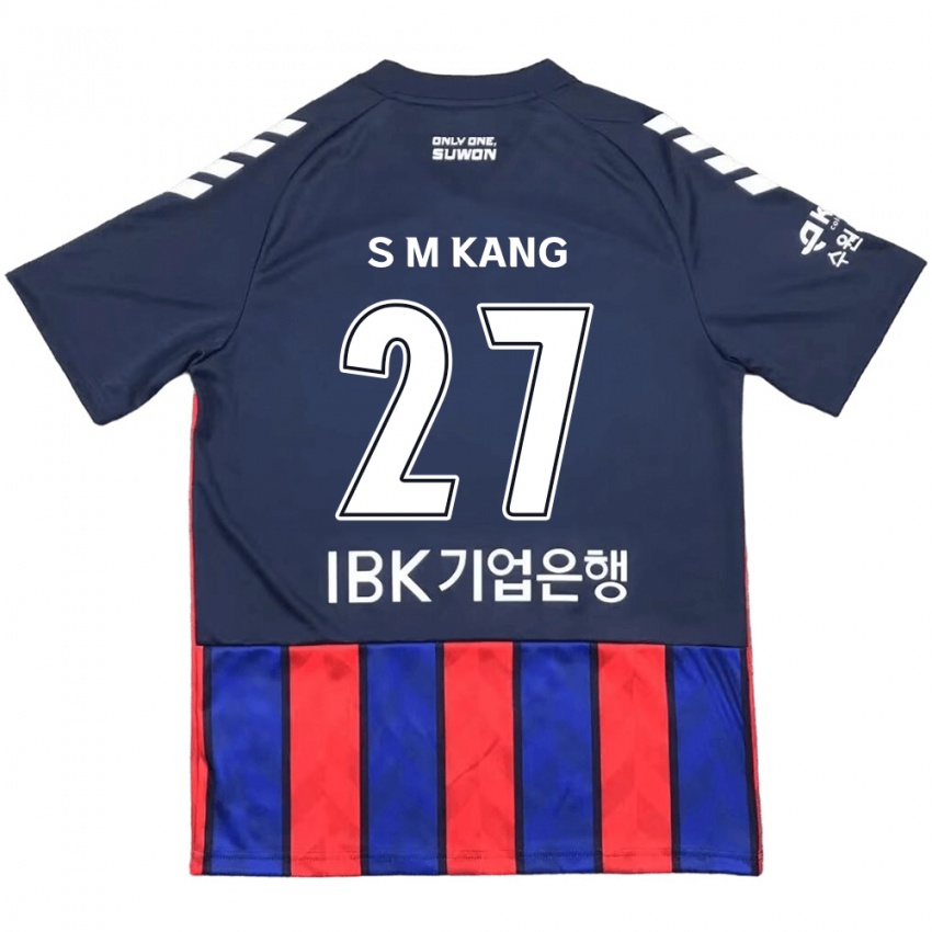 Bambino Maglia Min-Sung Kang #27 Blu Rosso Kit Gara Home 2024/25 Maglietta