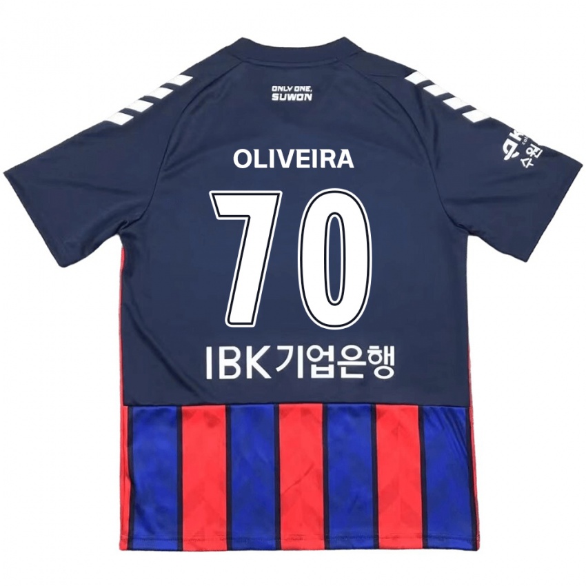 Bambino Maglia Anderson Oliveira #70 Blu Rosso Kit Gara Home 2024/25 Maglietta