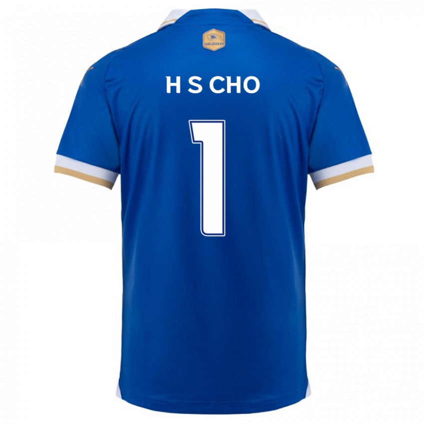 Bambino Maglia Sung-Hoon Cho #1 Blu Bianco Kit Gara Home 2024/25 Maglietta