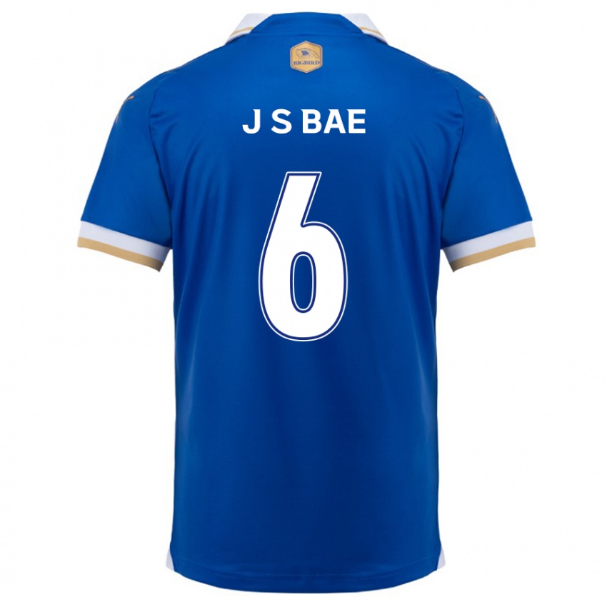 Bambino Maglia Seo-Joon Bae #6 Blu Bianco Kit Gara Home 2024/25 Maglietta