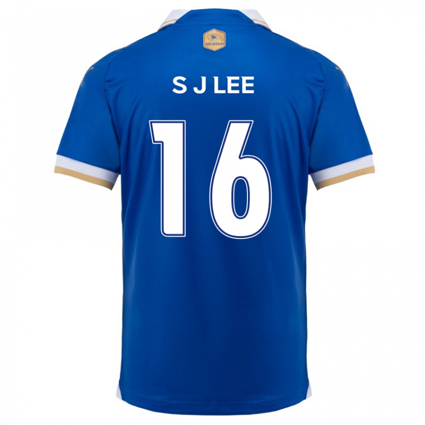 Bambino Maglia Jong-Sung Lee #16 Blu Bianco Kit Gara Home 2024/25 Maglietta