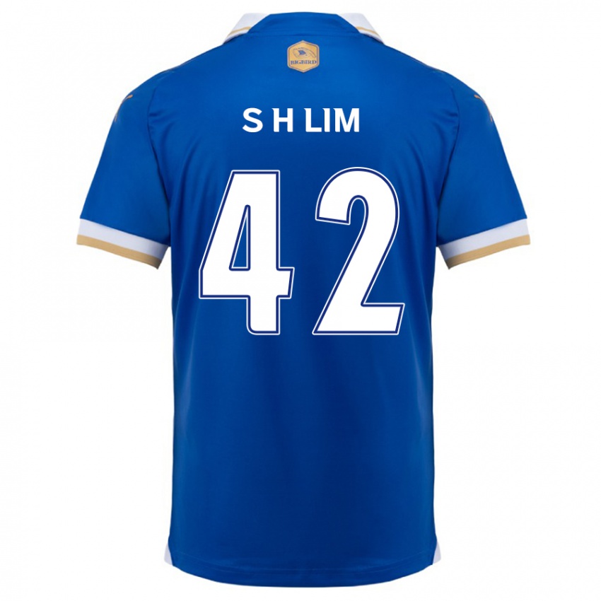 Bambino Maglia Hyun-Sub Lim #42 Blu Bianco Kit Gara Home 2024/25 Maglietta