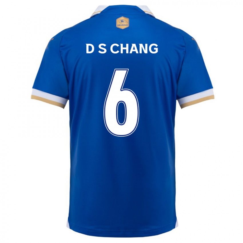 Bambino Maglia Se-Dong Chang #6 Blu Bianco Kit Gara Home 2024/25 Maglietta