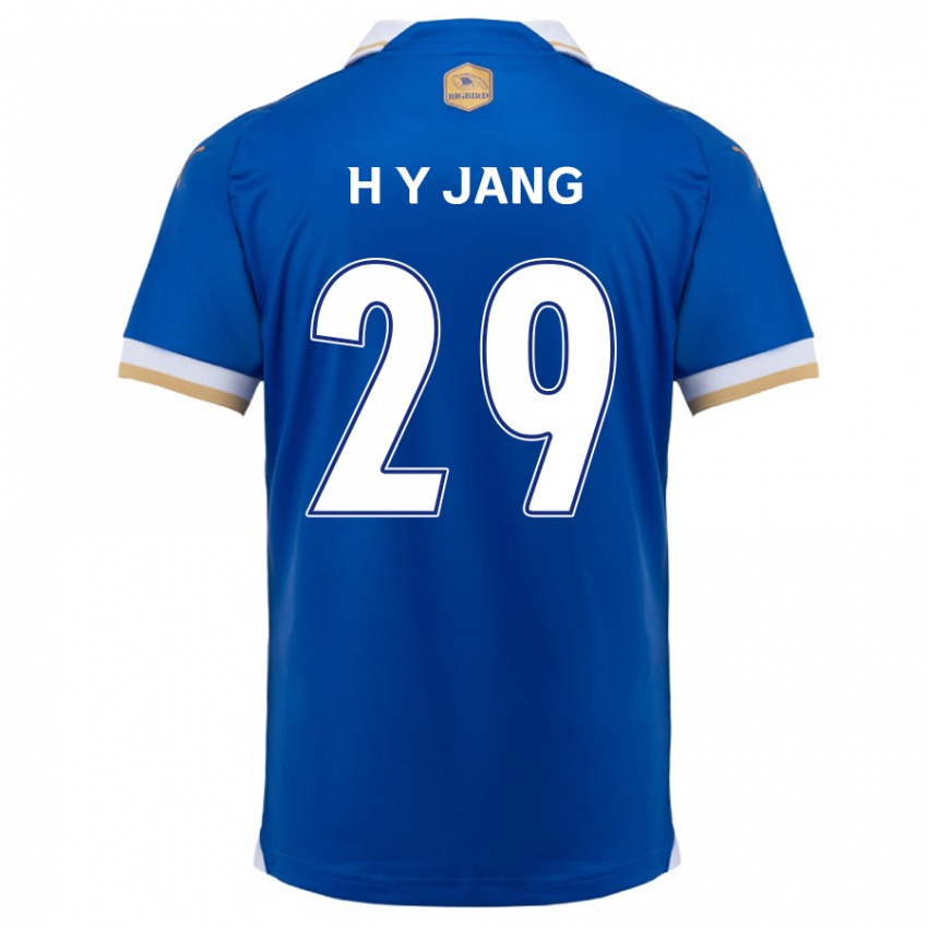 Bambino Maglia Yo-Han Jang #29 Blu Bianco Kit Gara Home 2024/25 Maglietta