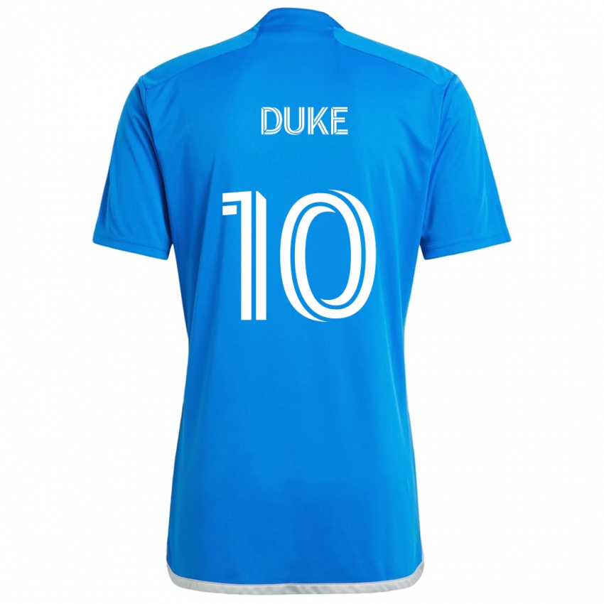 Bambino Maglia Bryce Duke #10 Blu Bianco Kit Gara Home 2024/25 Maglietta