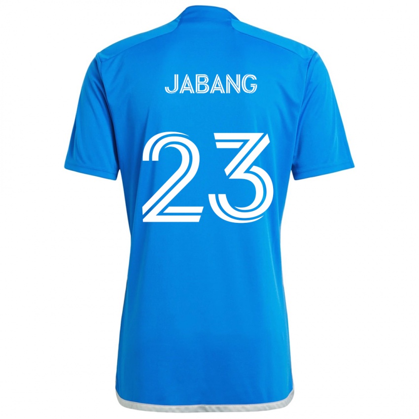 Bambino Maglia Ousman Jabang #23 Blu Bianco Kit Gara Home 2024/25 Maglietta