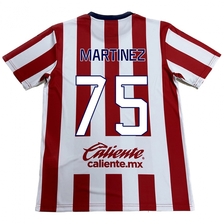 Bambino Maglia Isaac Martínez #75 Rosso Bianco Kit Gara Home 2024/25 Maglietta