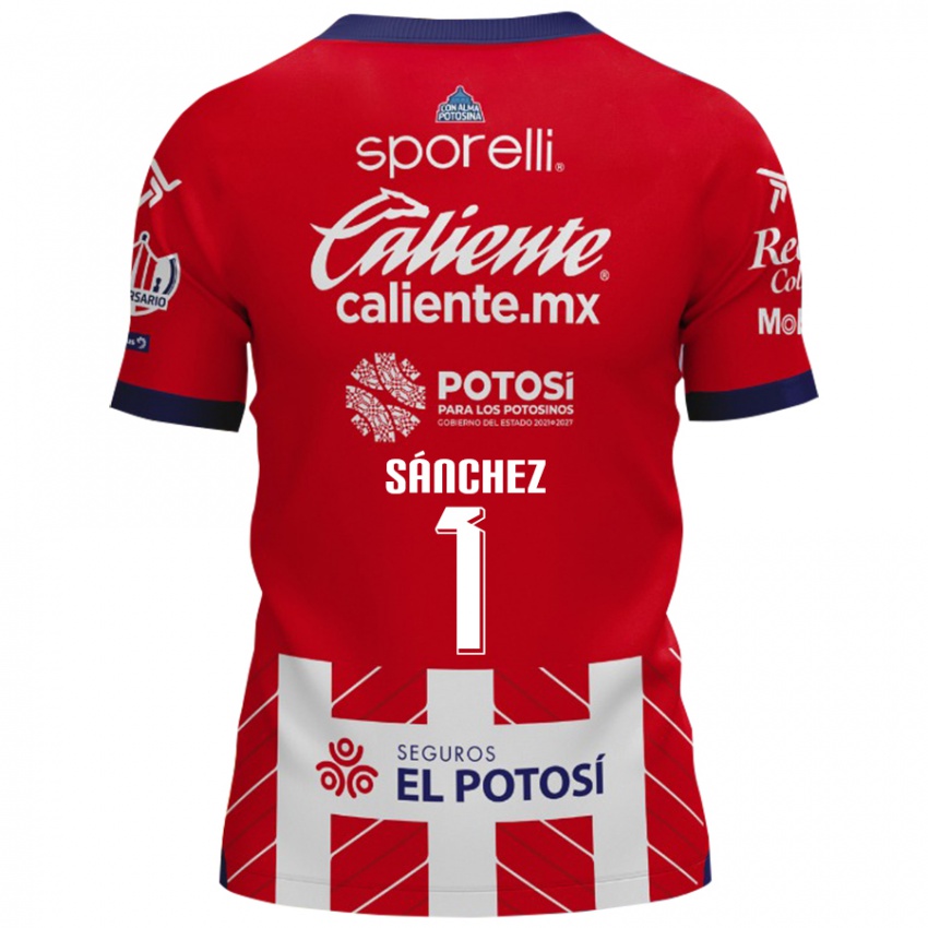 Bambino Maglia Andrés Sánchez #1 Rosso Bianco Kit Gara Home 2024/25 Maglietta