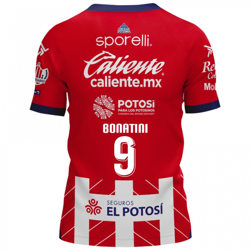 Bambino Maglia Leo Bonatini #9 Rosso Bianco Kit Gara Home 2024/25 Maglietta