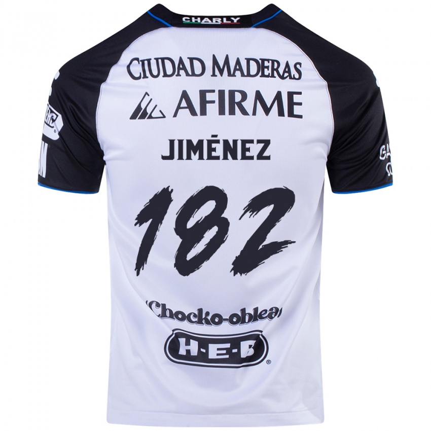 Bambino Maglia Carlos Jiménez #182 Nero Blu Kit Gara Home 2024/25 Maglietta