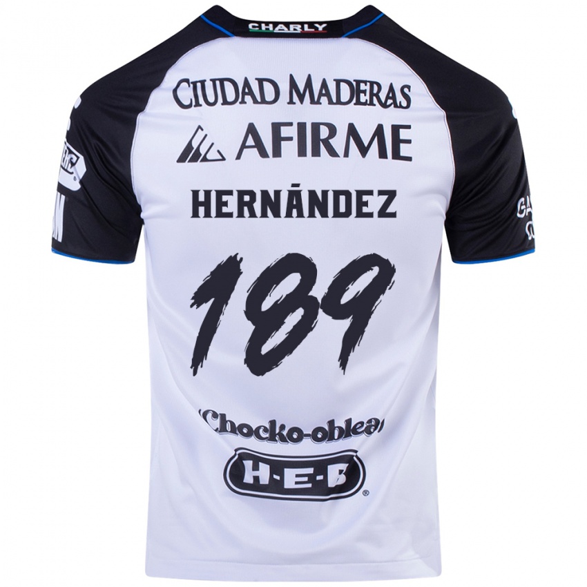 Bambino Maglia Sebastián Hernández #189 Nero Blu Kit Gara Home 2024/25 Maglietta