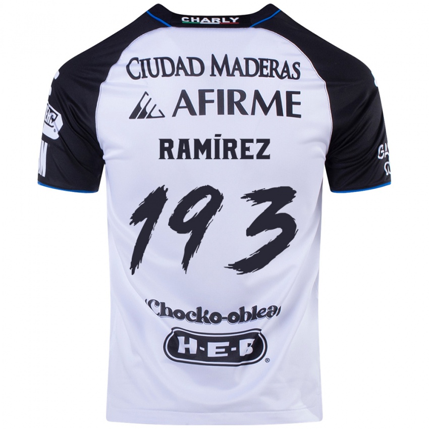 Bambino Maglia Ángel Ramírez #193 Nero Blu Kit Gara Home 2024/25 Maglietta