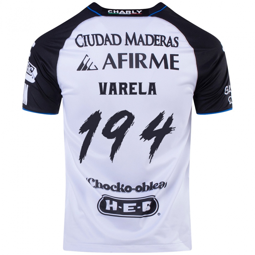 Bambino Maglia José Varela #194 Nero Blu Kit Gara Home 2024/25 Maglietta