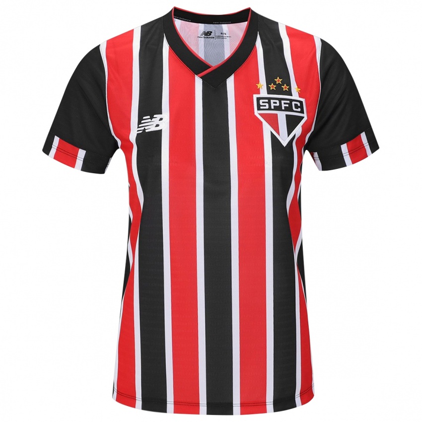 Bambino Maglia James Rodríguez #55 Nero Rosso Bianco Kit Gara Away 2024/25 Maglietta