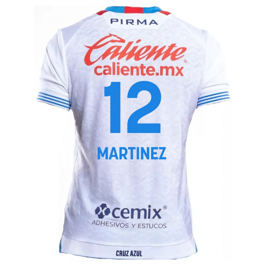 Bambino Maglia Jose Joaquin Martinez #12 Bianco Blu Kit Gara Away 2024/25 Maglietta