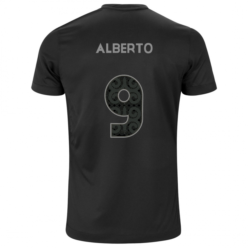 Bambino Maglia Yuri Alberto #9 Nero Kit Gara Away 2024/25 Maglietta